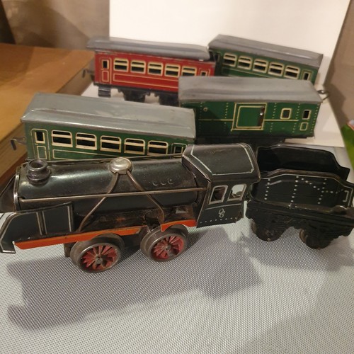 Eisenbahn uhrwerk lokomotive - eisenbahn,